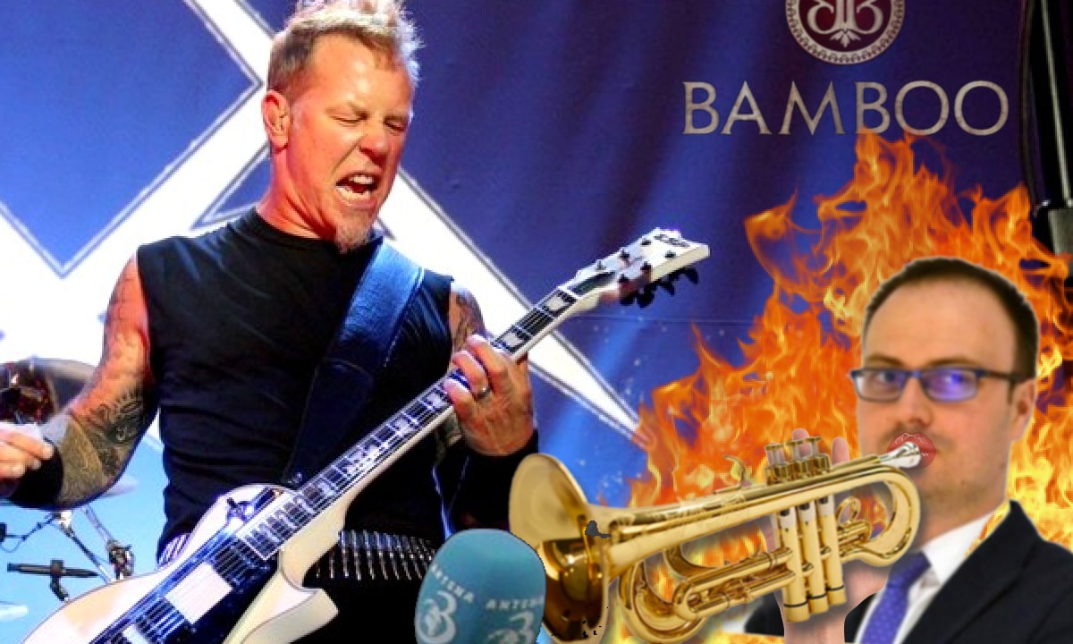 Metallica a susţinut un concert incendiar la clubul Bamboo din Caracal.