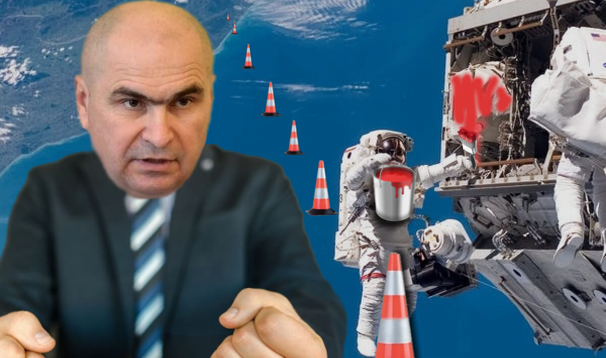 Bolojan va vopsi Staţia Spaţială Internaţională.