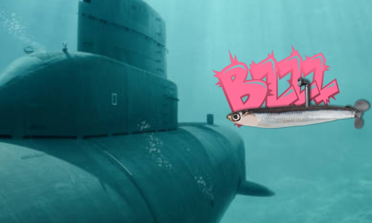 Submarinul Delfinul a fost luat la pilă. Acum se numeşte Hamsia şi poate să bâzâie şi să ciupească alte submarine.
