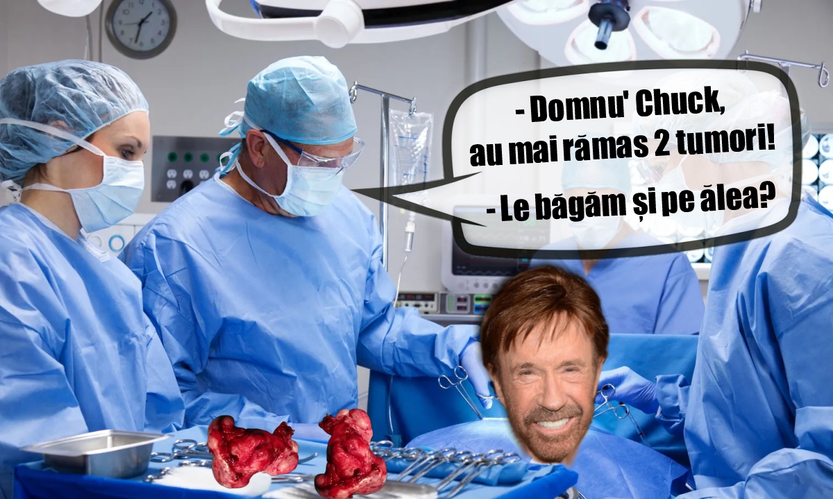 Chuck Norris a făcut cancer din curiozitate.