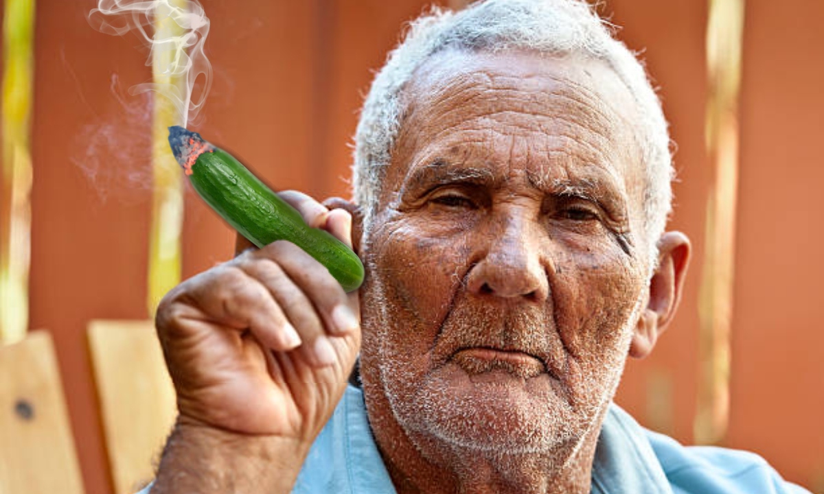Nouă din zece bătrâni fumează castraveţi muraţi după vârsta de 75 de ani.
