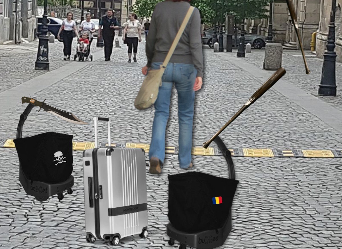 Noutate la CES 2020: robotul care jefuieşte roboţi ce cară bagaje.