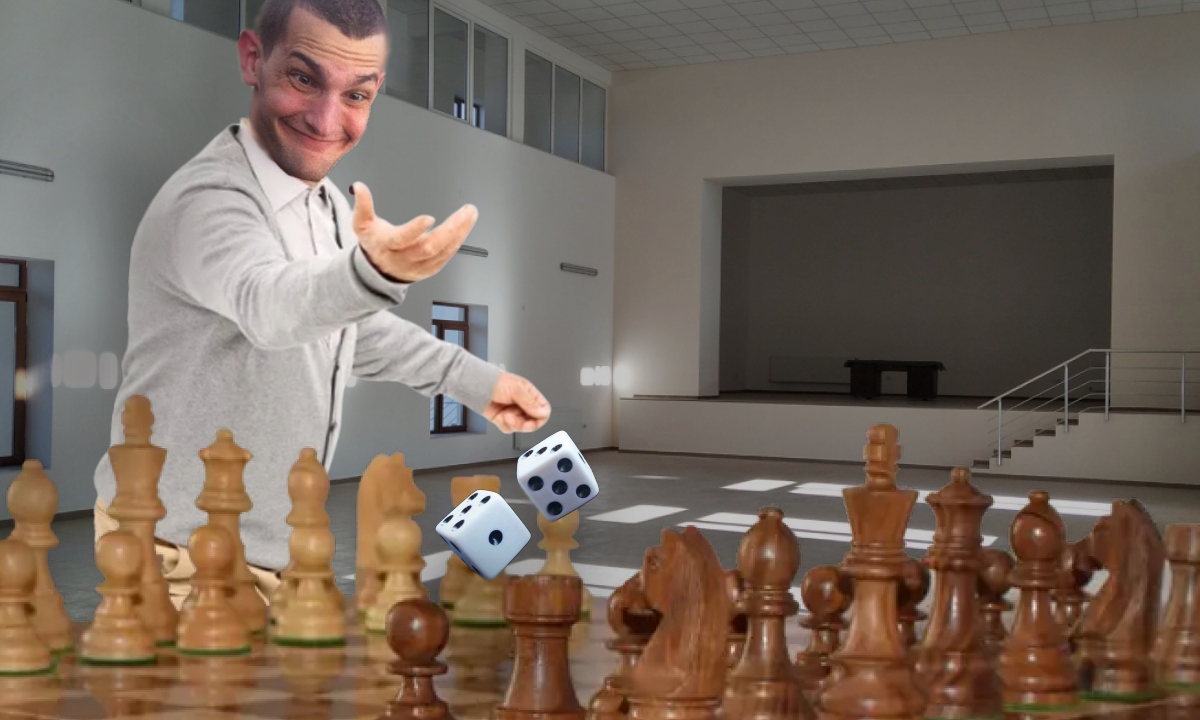 Campionul la şah al Mizilului acuză oponenţii că ţin tabla invers.